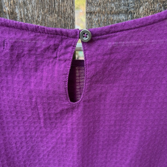 Gudrun Sjoden Textured Organic Cotton Oversized Lagenlook Dress Sz L - Picture 7 of 14